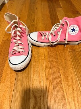 Converse women’s  Pink High Top Chuck Taylor Sneakers